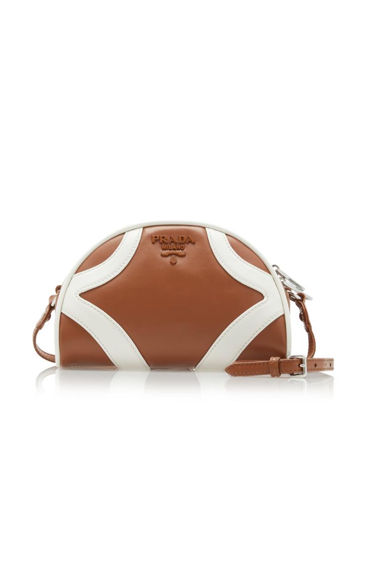 Prada Bi-color Leather Crossbody Bag