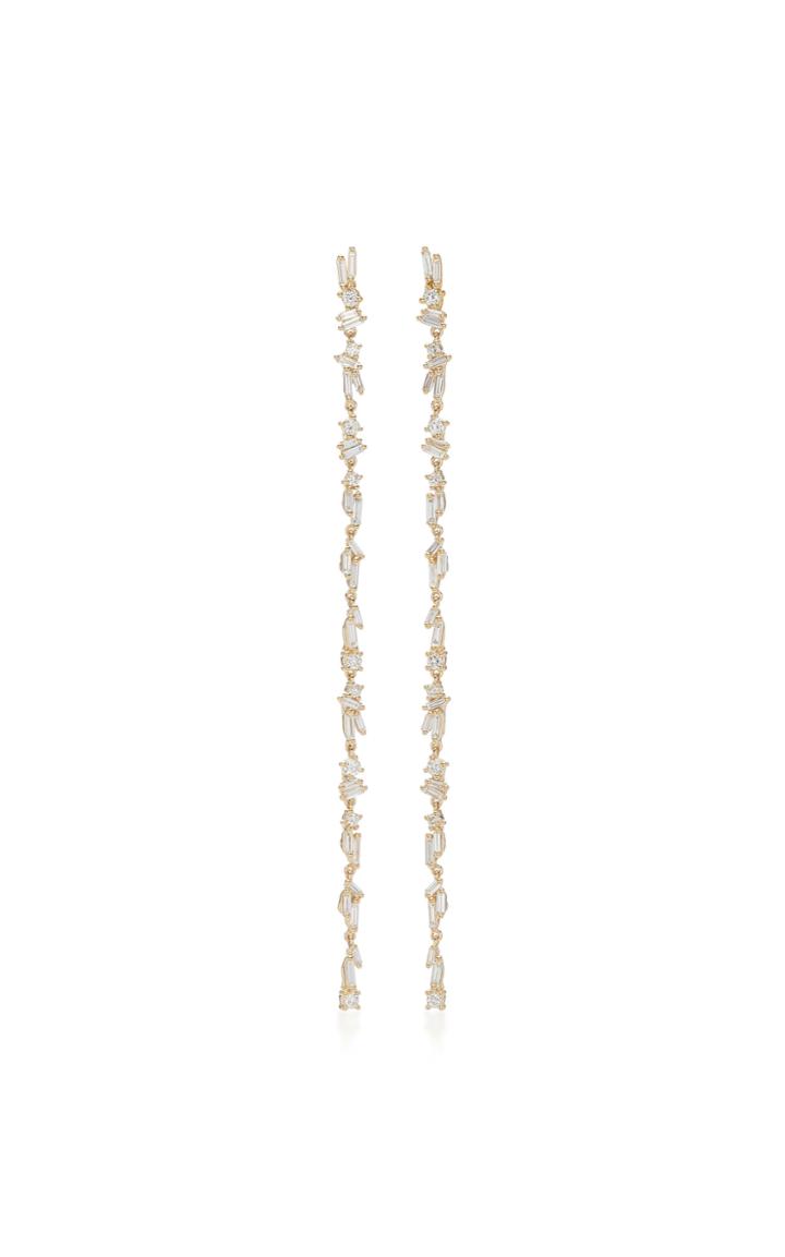 Suzanne Kalan 18k Yellow Gold Dangle Earrings