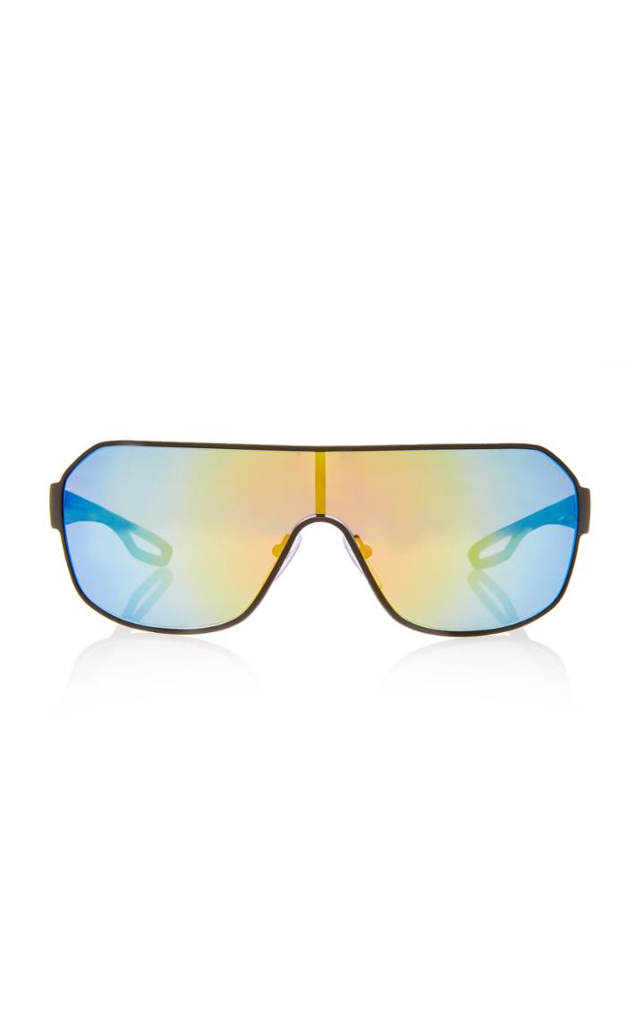 Prada Linea Rossa Aviator-style Metal Sunglasses