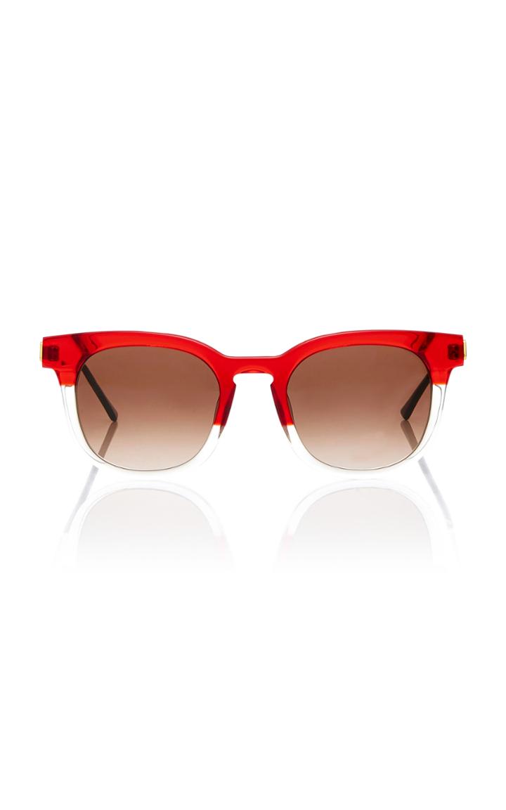 Thierry Lasry Penalty Champagne-red Tone Acetate Sunglasses