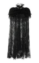 Rodarte Glittered Chantilly Lace Cape