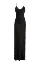 Nl Collection Cami Silk Spaghetti Strap Gown
