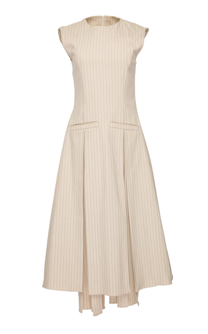 Babukhadia Sleeveless Asymmetrical Dress