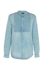 Amiri Chambray Tuxedo Shirt