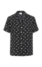 Hvn M'o Exclusive Silk Comet Button Down