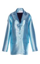 Wanda Nylon Silk Lam Smoking Blazer
