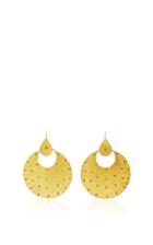 Sanjay Kasliwal Round Gold And Diamonds Earrings