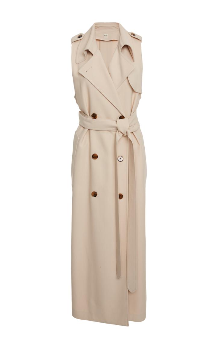 Khaite Donna Trench Wrap Dress