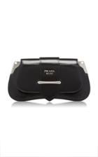 Prada Textured Top Handle Bag In Spazzolato