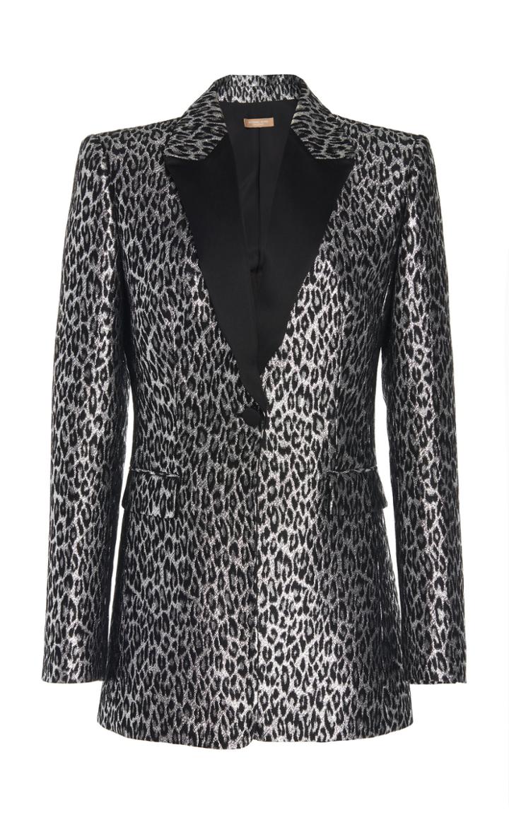 Michael Kors Collection Metallic Wool Dinner Jacket