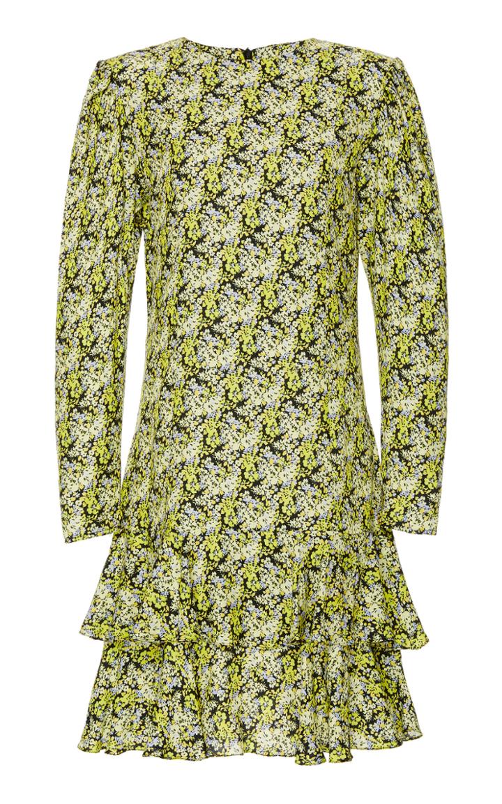 Brgger Nancy Floral Print Midi Dress