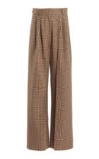 Moda Operandi A.w.a.k.e. Mode Checked Straight-leg Cady Pants