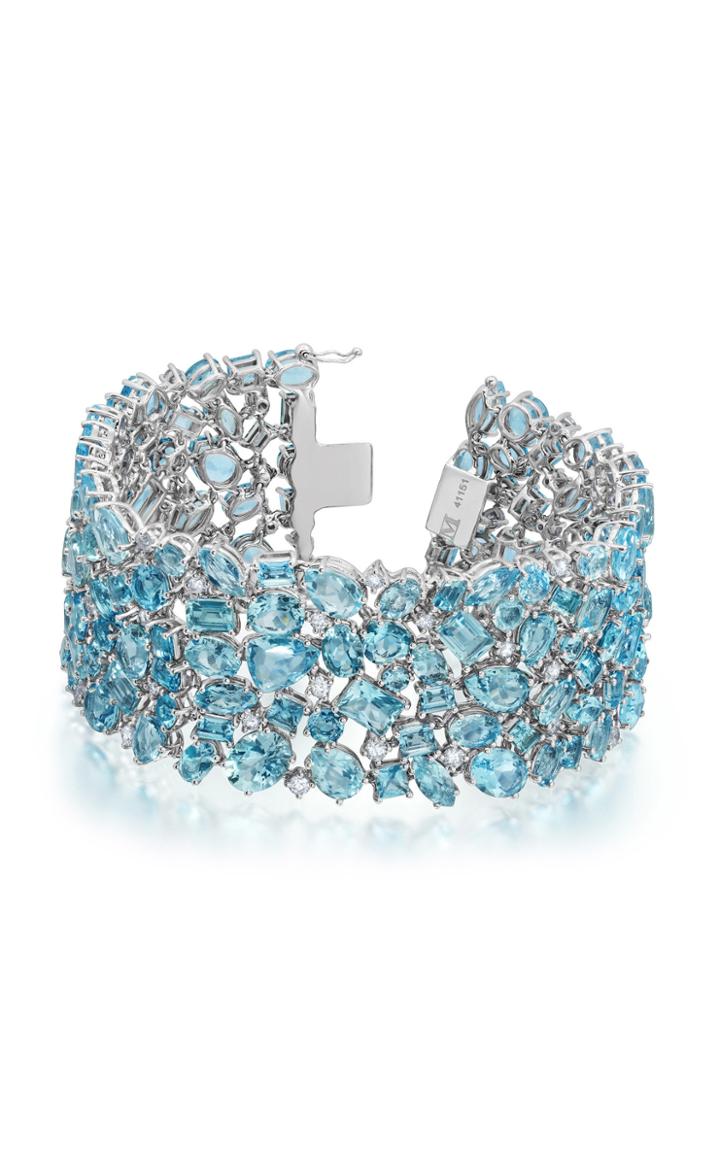 Moda Operandi Martin Katz One Of A Kind 18k White Gold And Aquamarine Bracelet