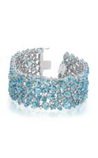 Moda Operandi Martin Katz One Of A Kind 18k White Gold And Aquamarine Bracelet