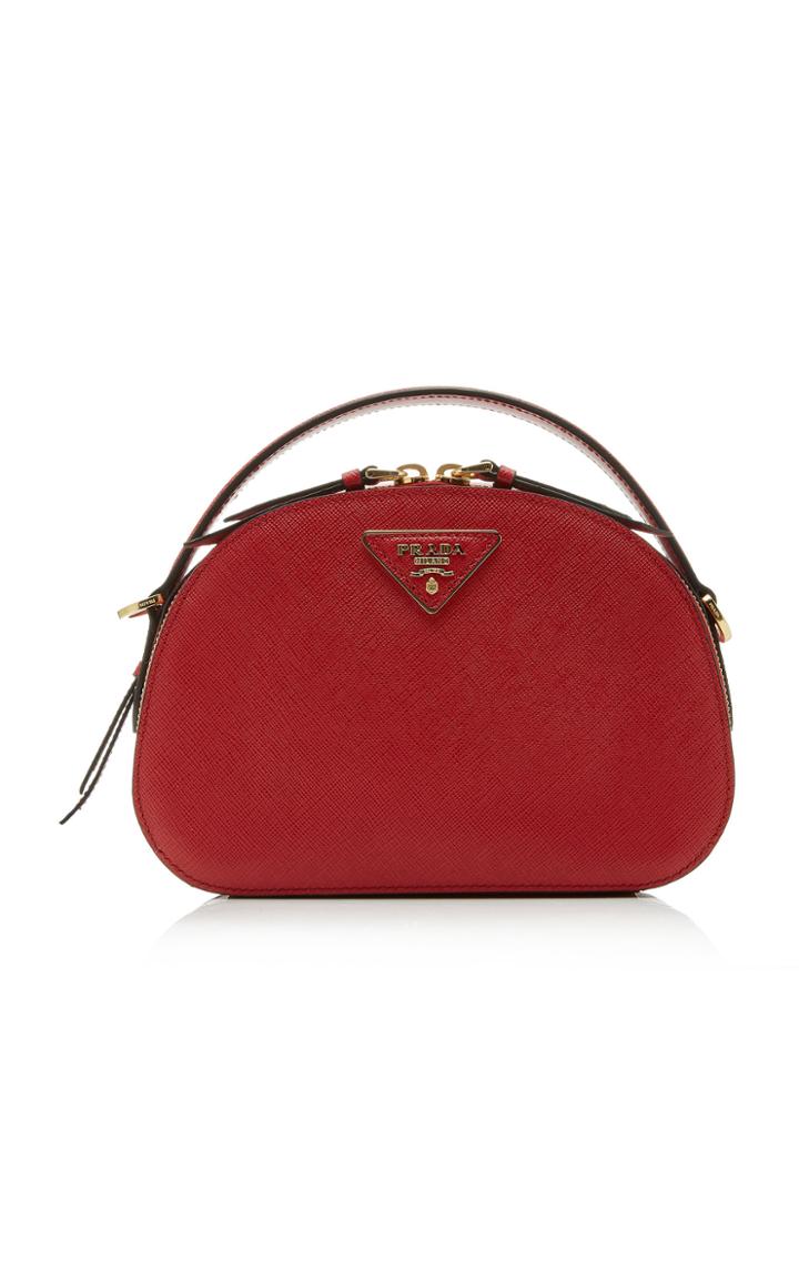 Prada Bandoliera Textured-leather Shoulder Bag