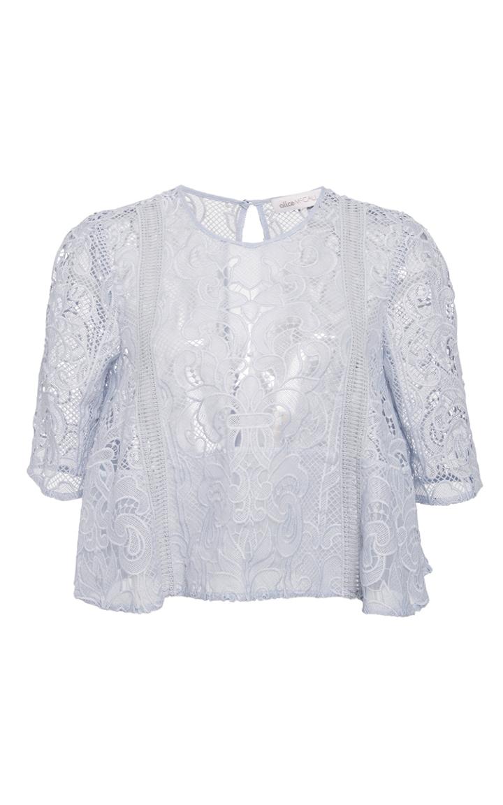 Alice Mccall Come Away Sheer Lace Top