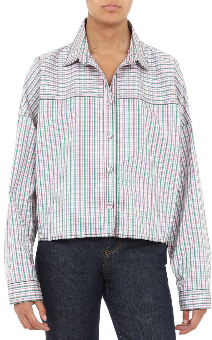 Moda Operandi Philosophy Di Lorenzo Serafini Gingham Poplin Button Up Shirt