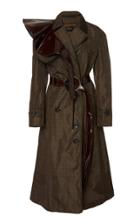 Ellery Dual Diagnosis Frill Trench Coat