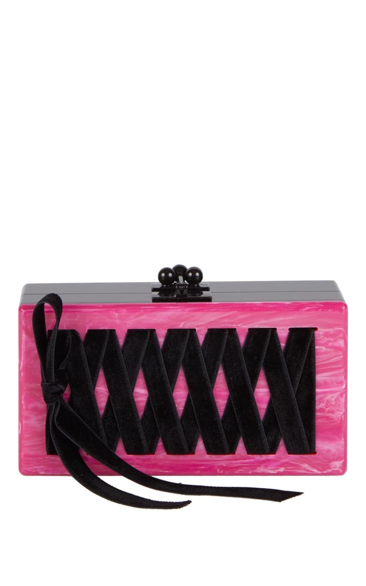 Edie Parker Jean Corset Clutch