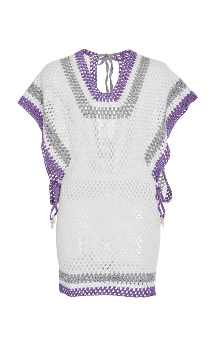 My Beachy Side Crochet Mini Dress