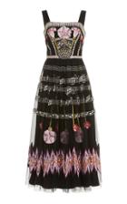 Moda Operandi Temperley London Songbird Embroidered Tulle Midi Dress