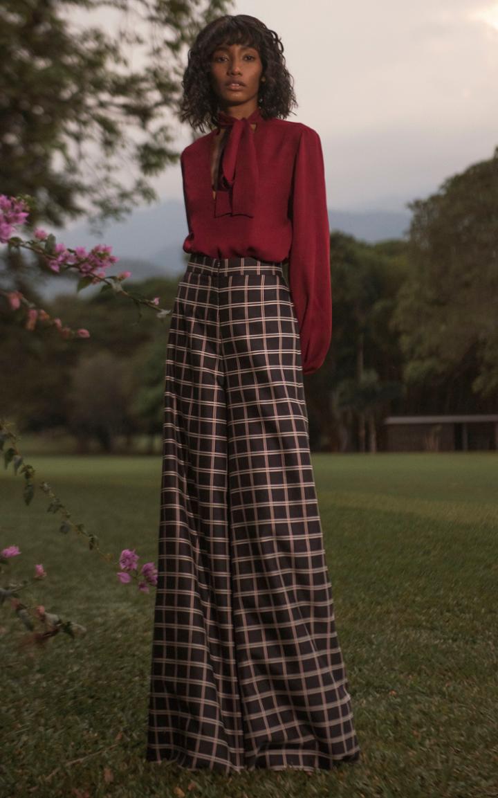 Moda Operandi Andres Otalora Hipico Wide-leg Wool-silk Pants