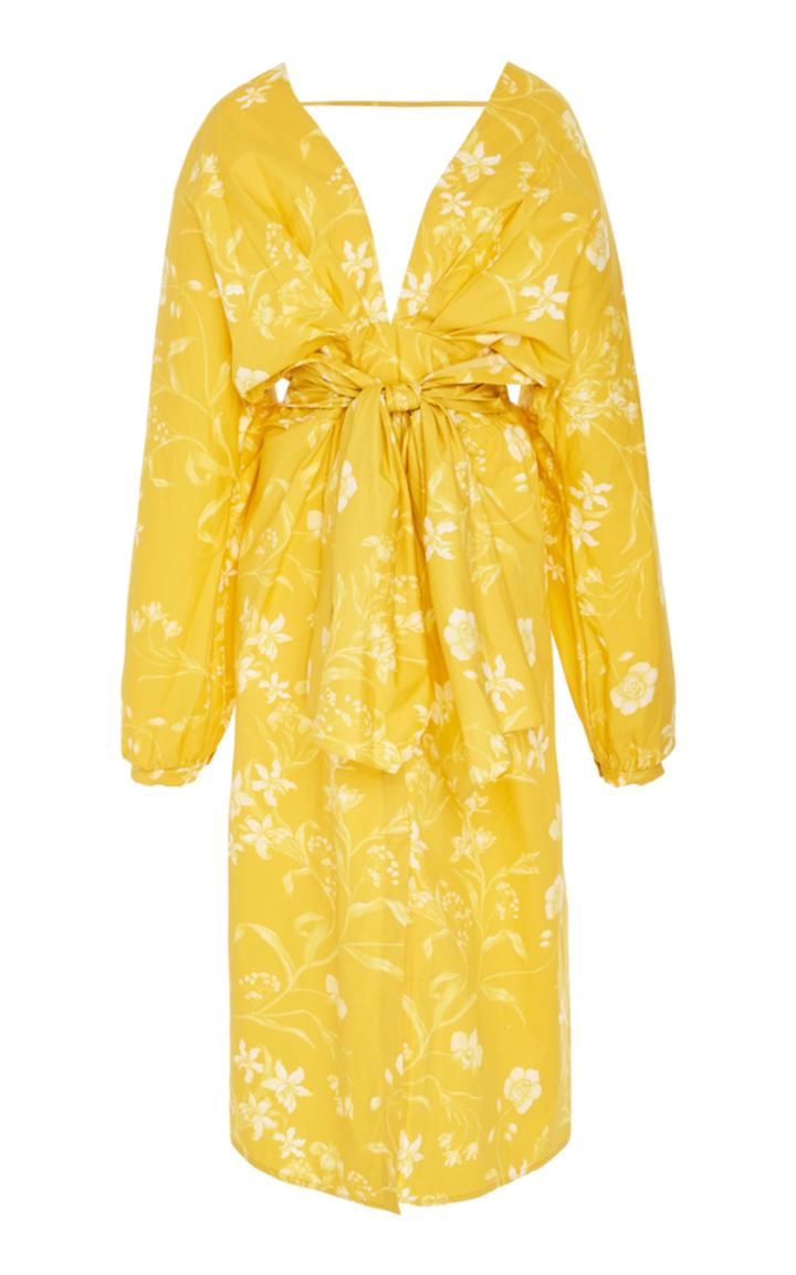 Johanna Ortiz San Bernardo Del Viento Printed Cotton Dress