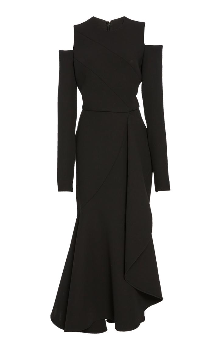 Elie Saab Asymmetrical Hem Dress