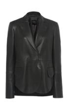 Akris Denada Leather Blazer