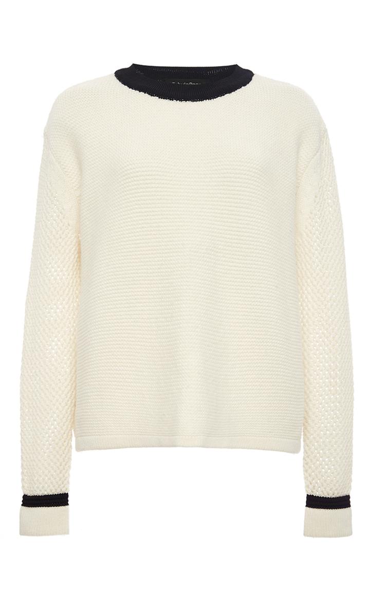 Tabula Rasa Cream Wool Blend Mikeno Sweater