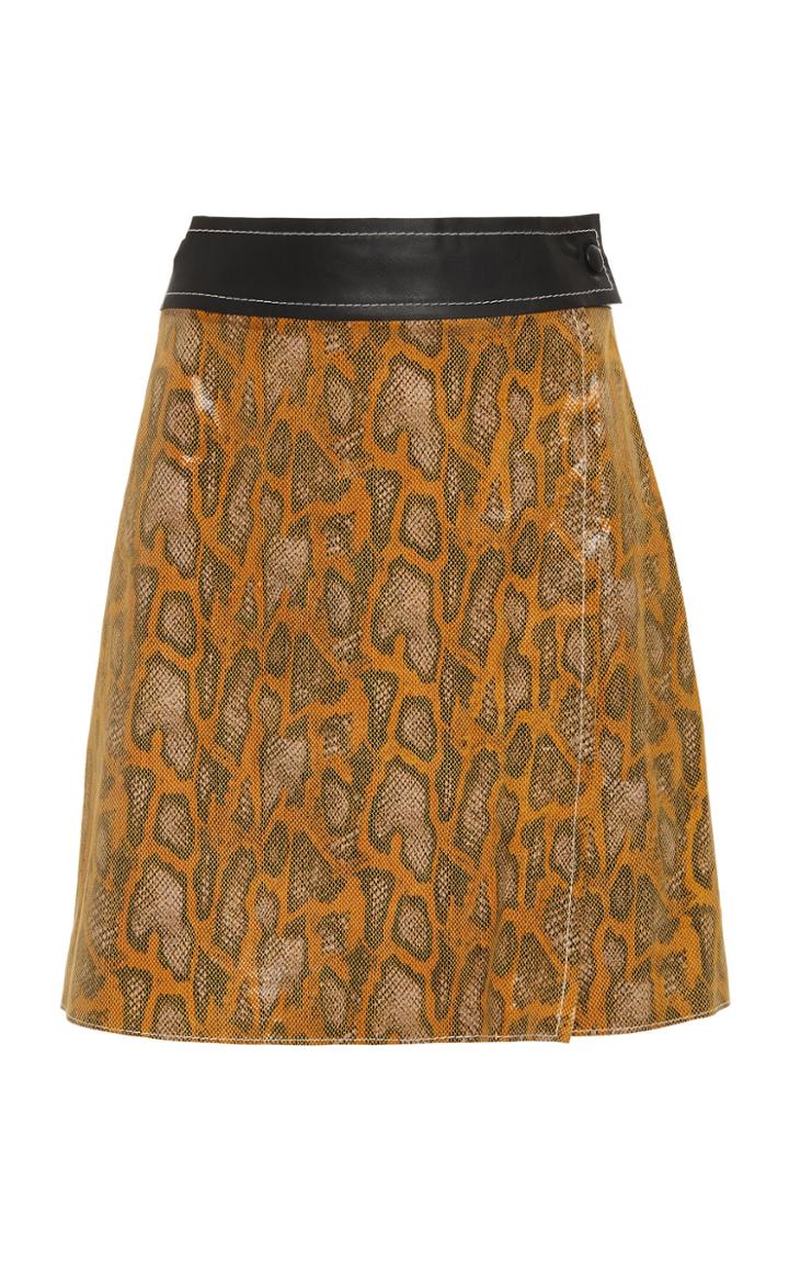 Stand Studio Elene Lamb Leather Skirt