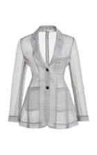 Moda Operandi Cecilie Bahnsen Kapri Textured Silk-blend Organza Blazer