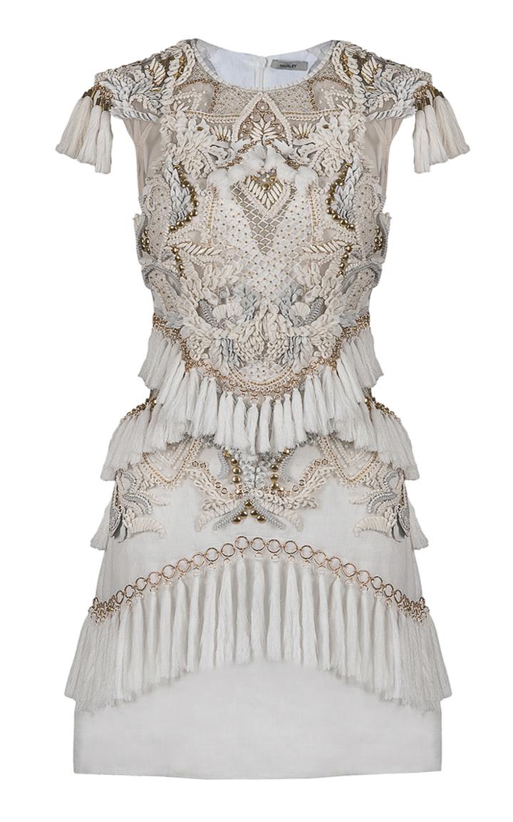 Thurley Dawn Mini Tassel Mini Dress