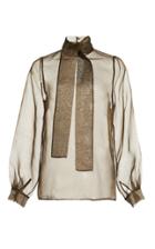 Moda Operandi Zeynep Aray Double-layer Silk Blouse