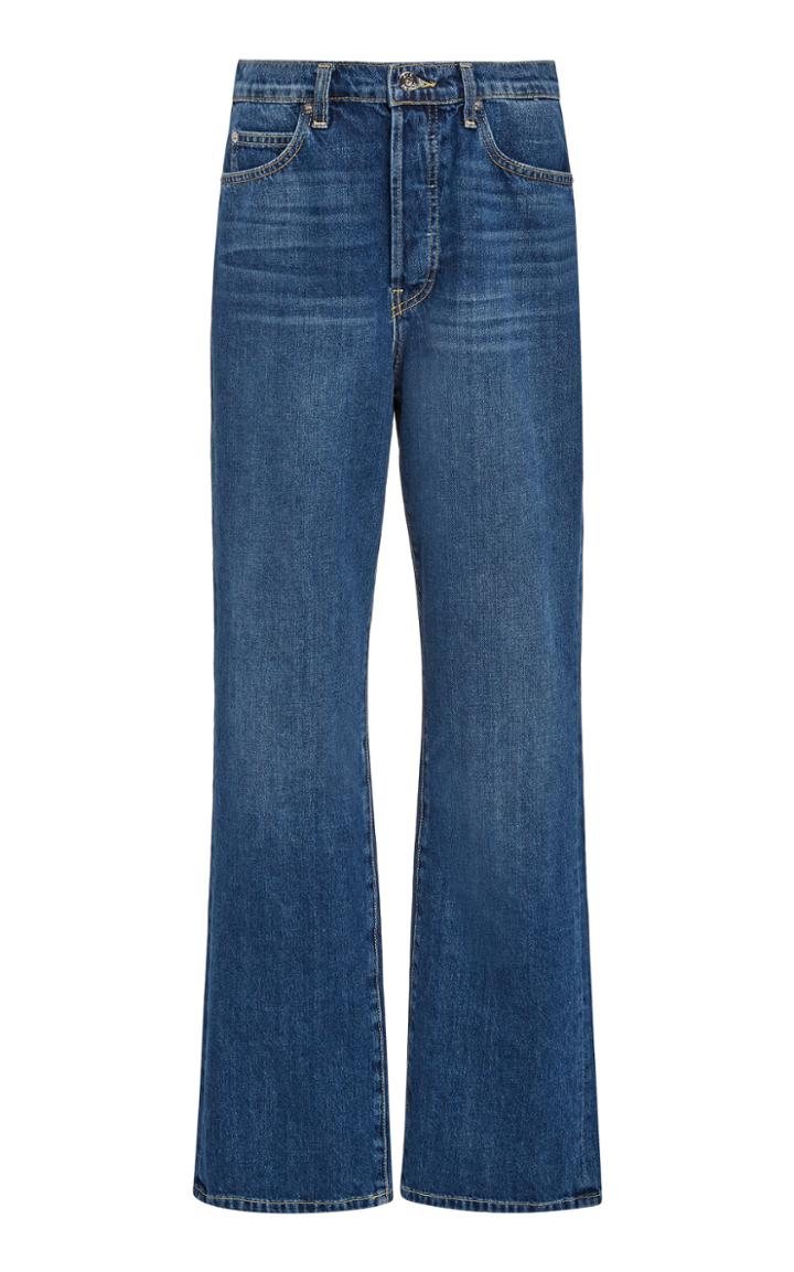 Eve Denim Juliette Rigid Mid-rise Wide-leg Jeans