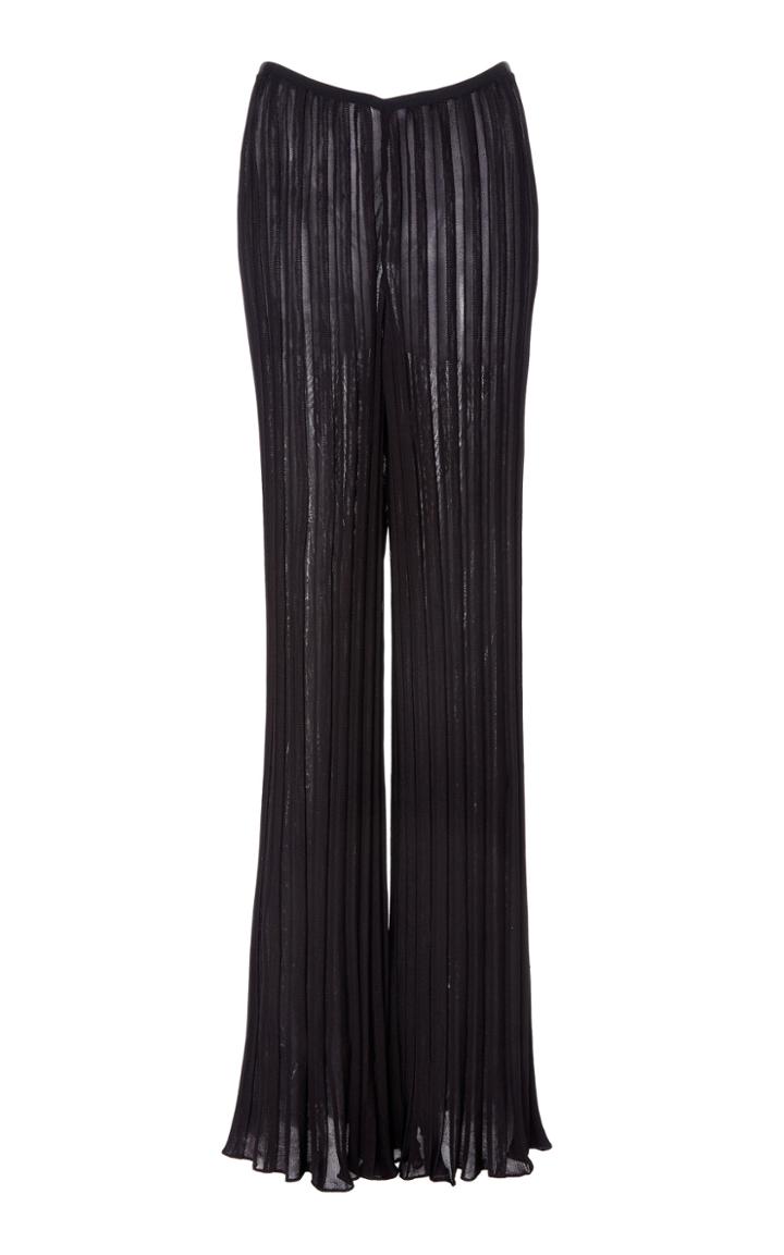 Rosetta Getty Wide-leg Pleated Jersey Palazzo Pants
