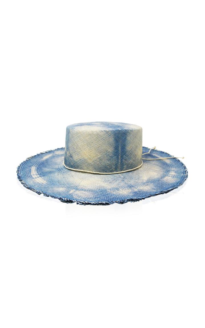 Sensi Studio Cordovez Tie-dyed Straw Hat