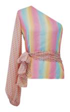 All Things Mochi Bana Multicolor One Shoulder Top