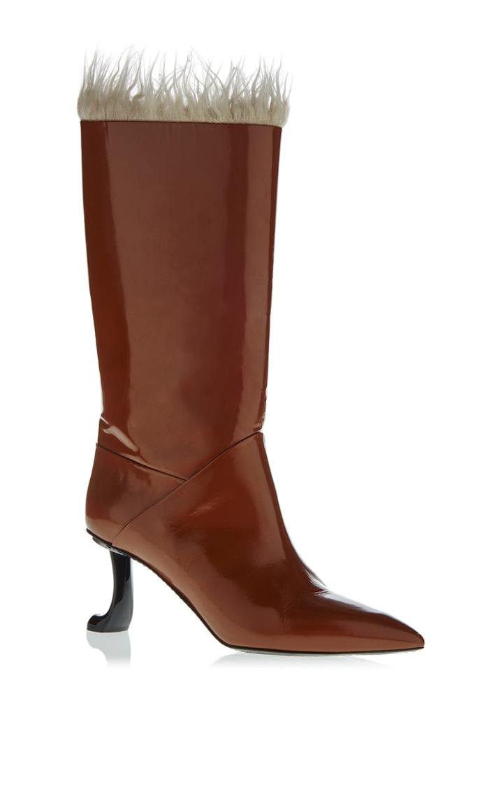 Marni Fur Trimmed Boot