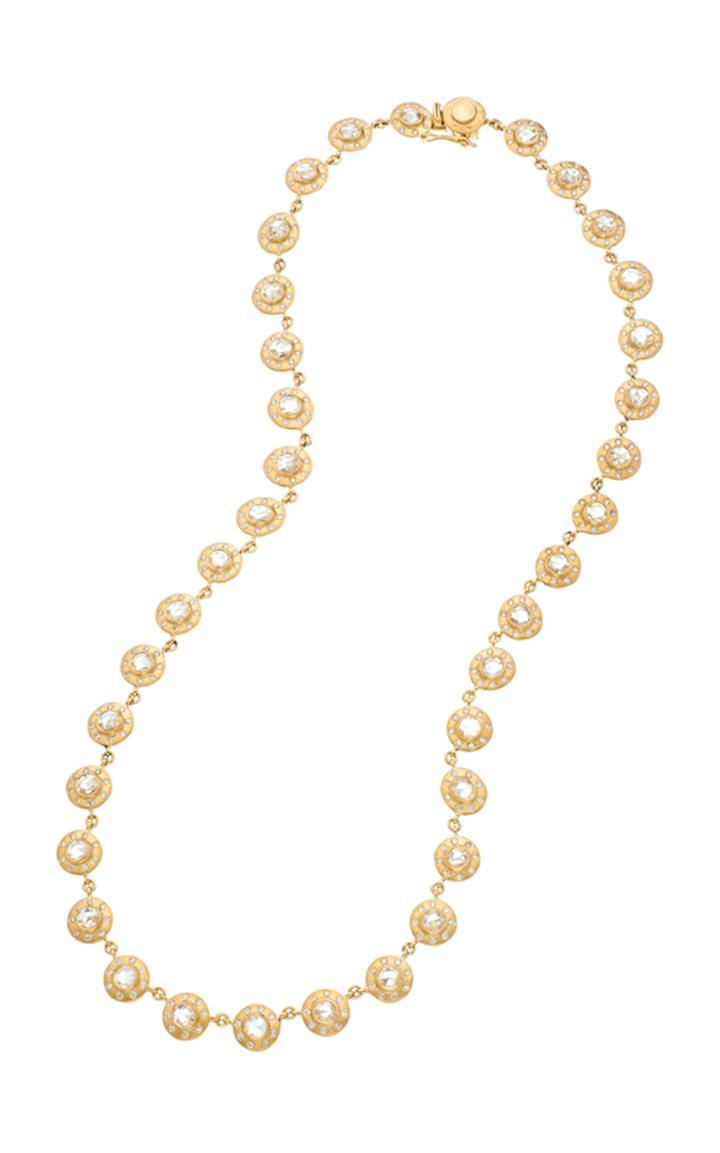 Sethi Couture Dunes 18k Yellow-gold And Diamond Opera Necklace