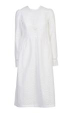 Giuliva Heritage Collection A-line Eyelet Leaves Dress