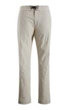 Sease Seersucker Cotton Drawstring Pants
