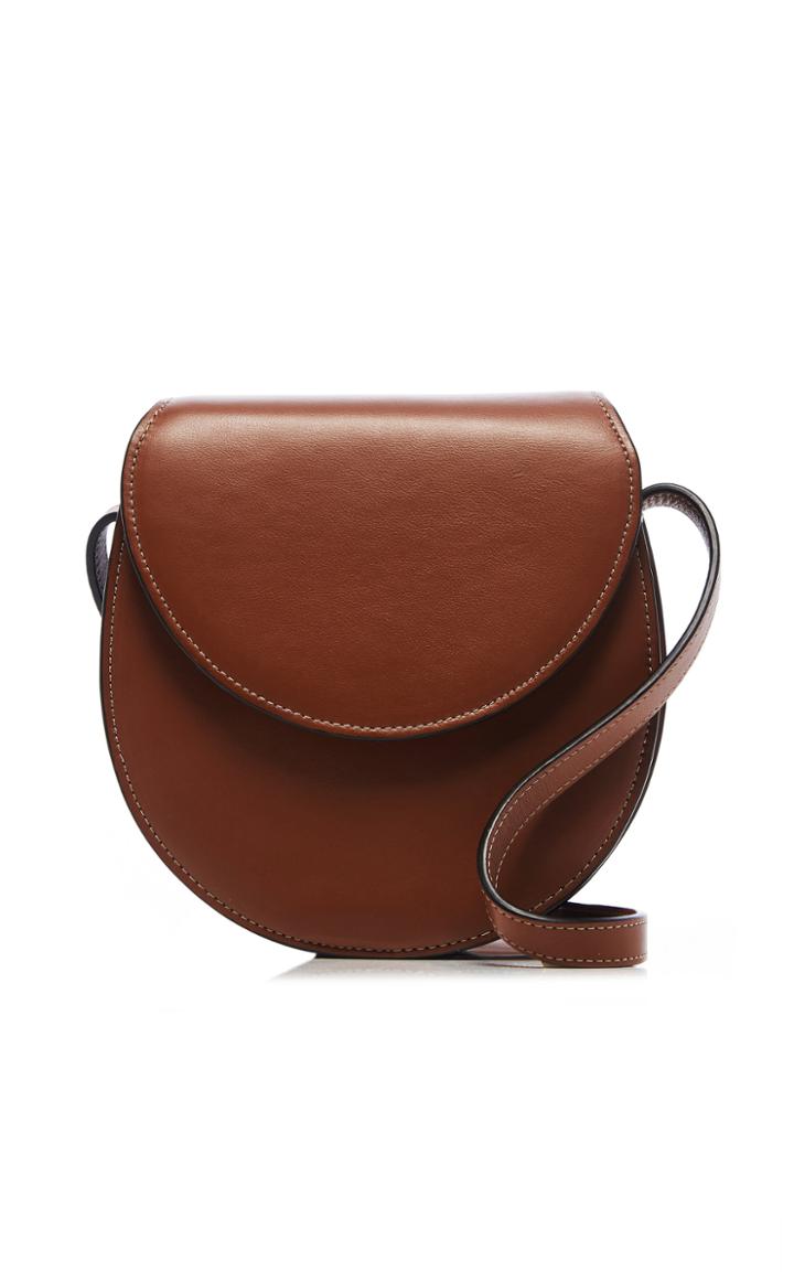 Hunting Season Nappa Leather Saddle Crossbody Bag