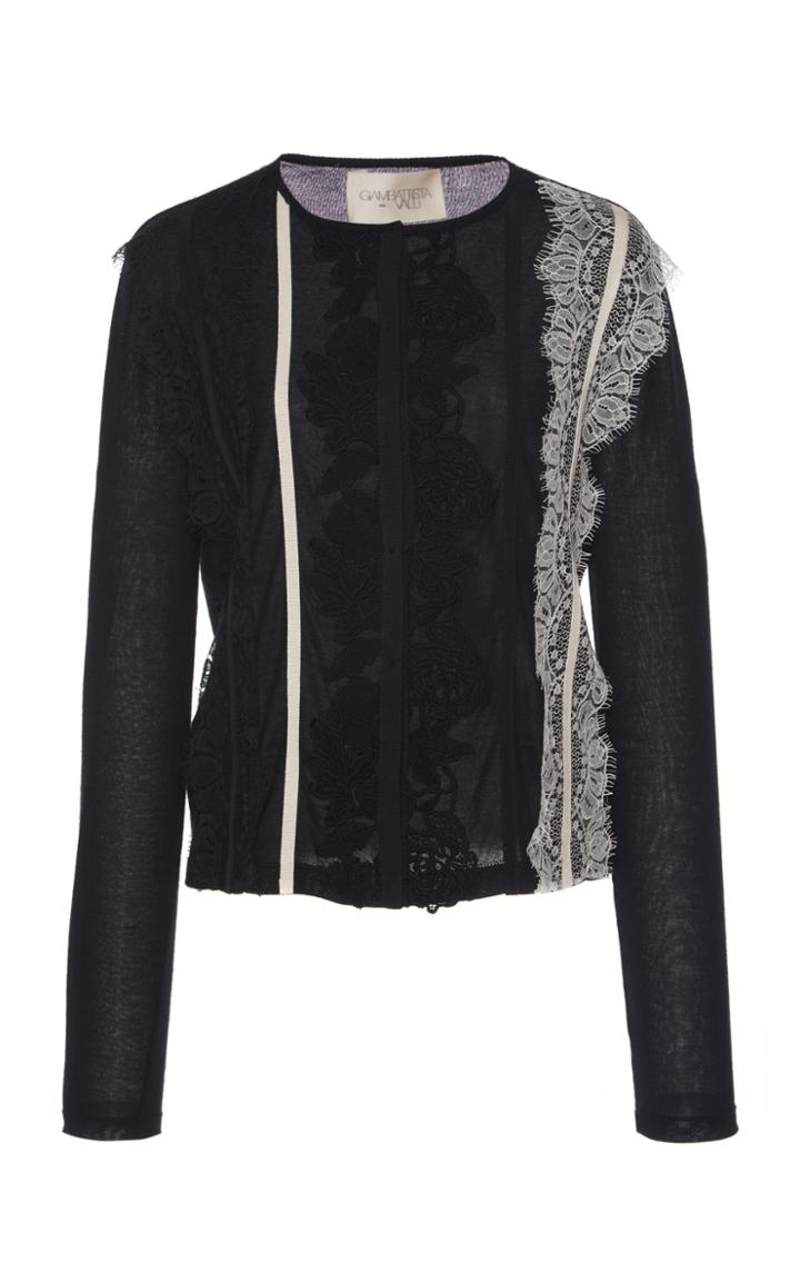 Giambattista Valli Lace Cardigan