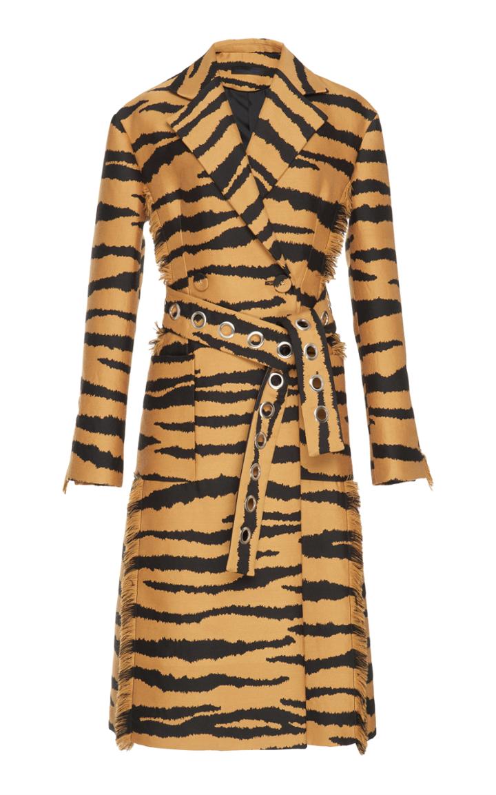 Proenza Schouler Jacquard Wrap Coat