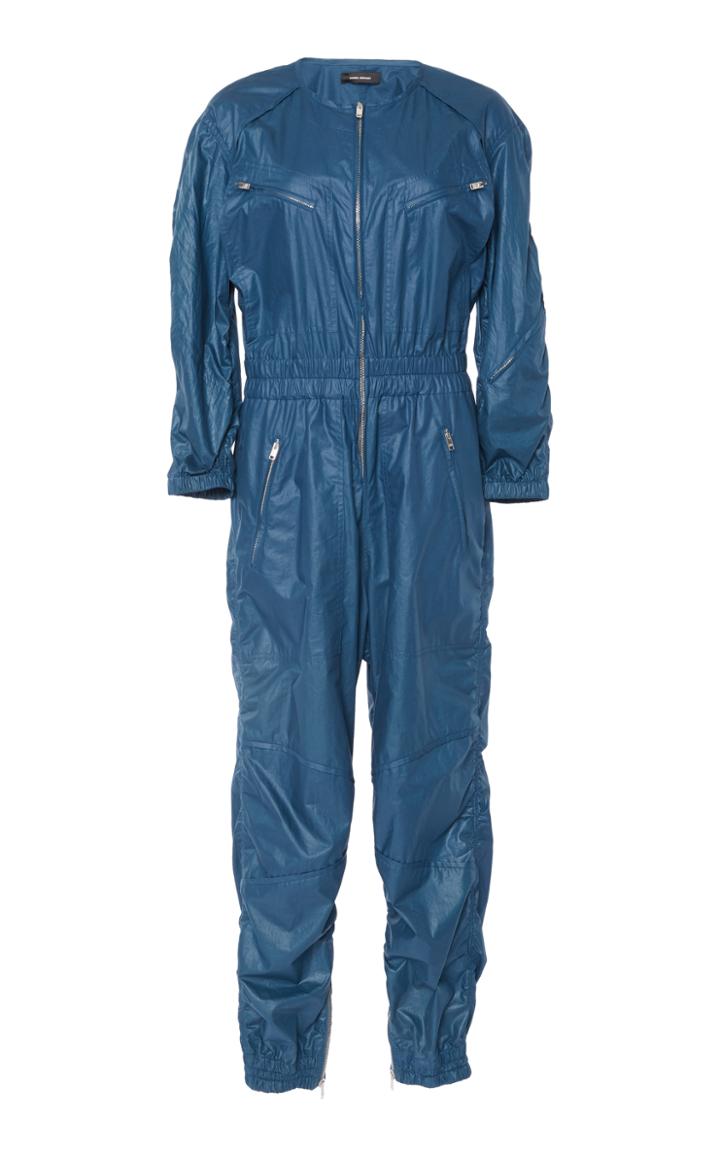 Isabel Marant Mallory Coated Cotton Jumpsuit