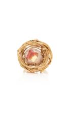 Mimi So 18k Gold, Opal And Diamond Ring Size: 5.5