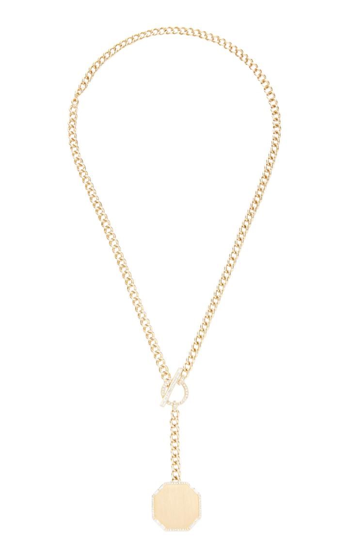 Shay 18k Gold Diamond Lariat Necklace