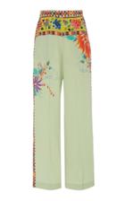 Etro Patterned Silk-georgette Pants
