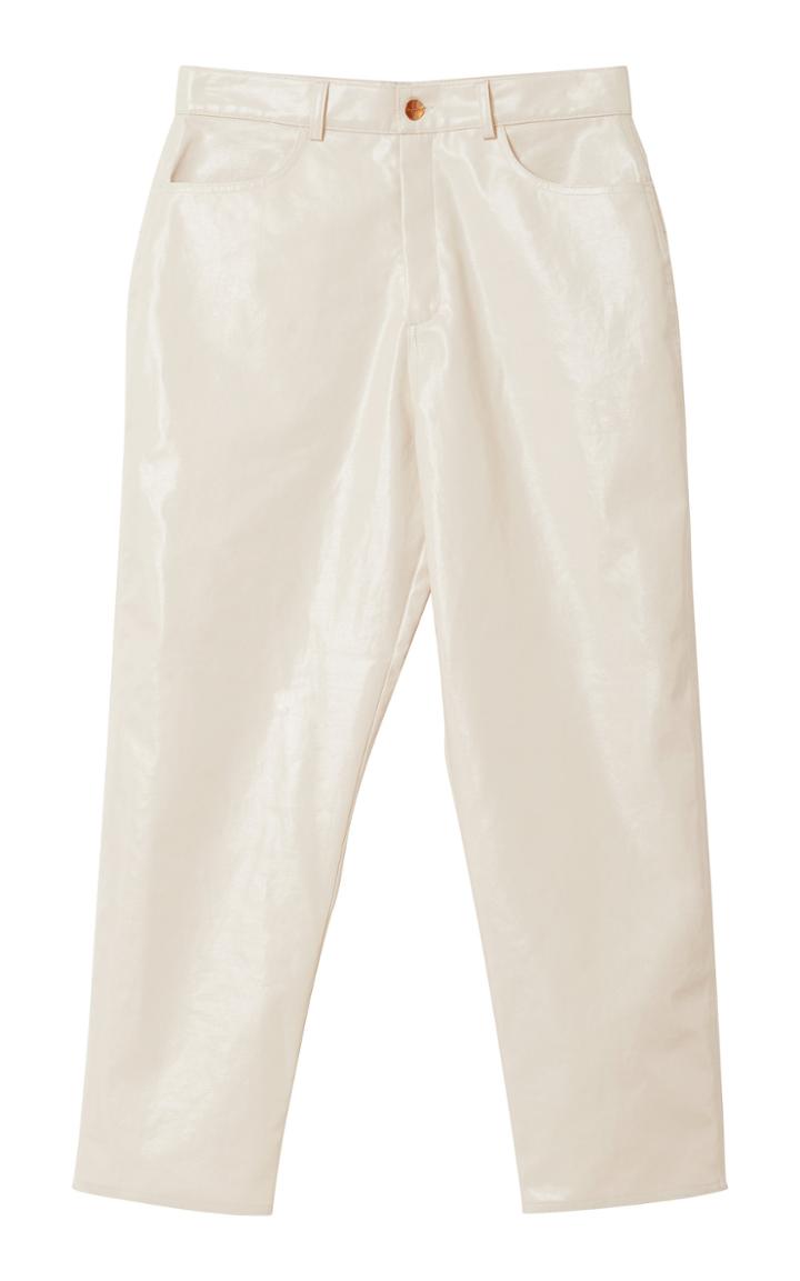 Rodebjer Esztia Nicco Coated Cotton Straight-leg Pants